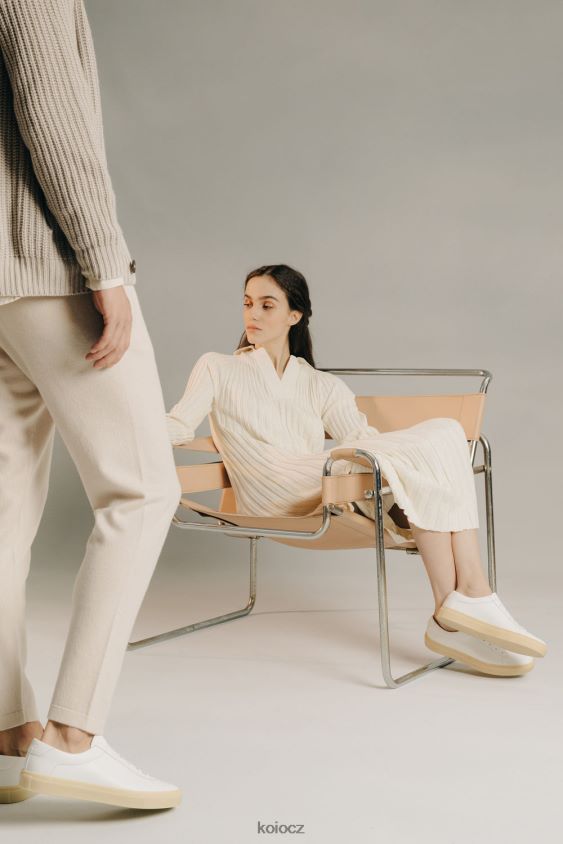 KOIO capri bílá lehká guma obuv muži 860TF4