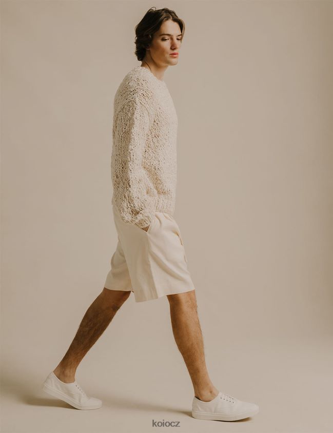 KOIO portofino starožitná bílá obuv muži 860TF61