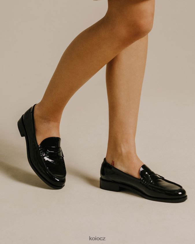 KOIO brera nero patent obuv ženy 860TF213